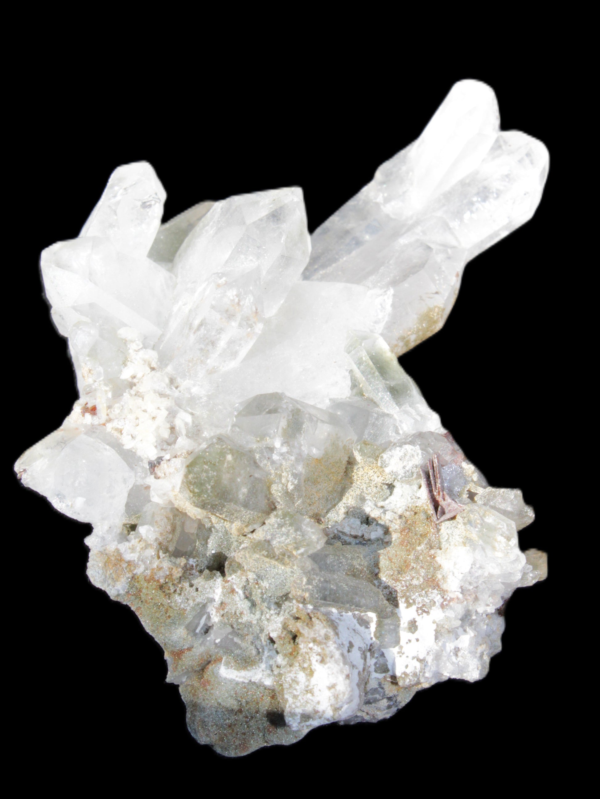 Complex Quartz cluster 60*60*24mm 50g in sunlight - Rocks and Things Store
