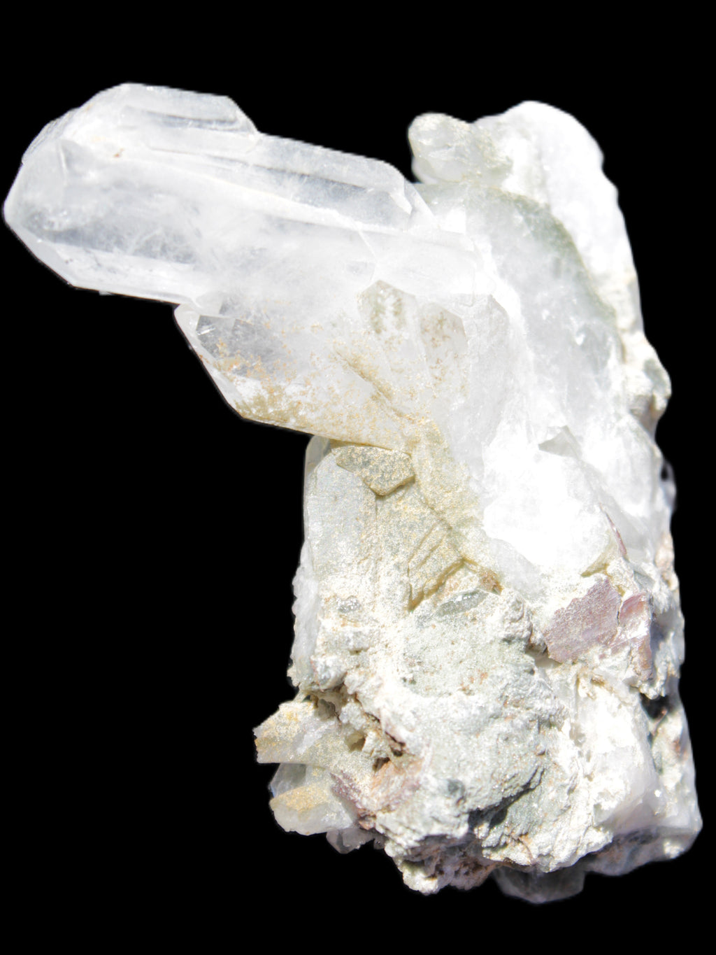 Complex Quartz cluster 60*60*24mm 50g in sunlight - Rocks and Things Store