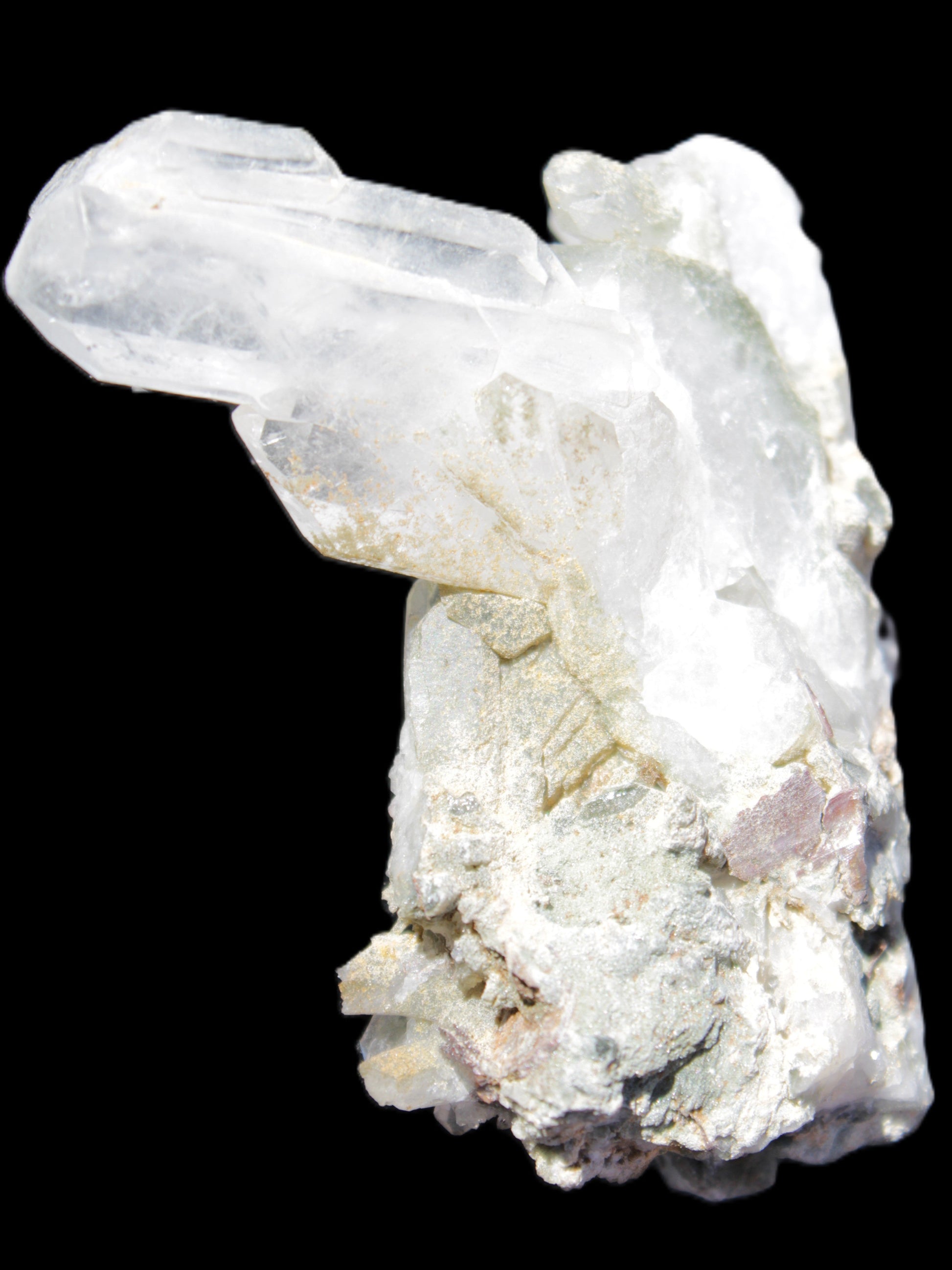 Complex Quartz cluster 60*60*24mm 50g in sunlight - Rocks and Things Store
