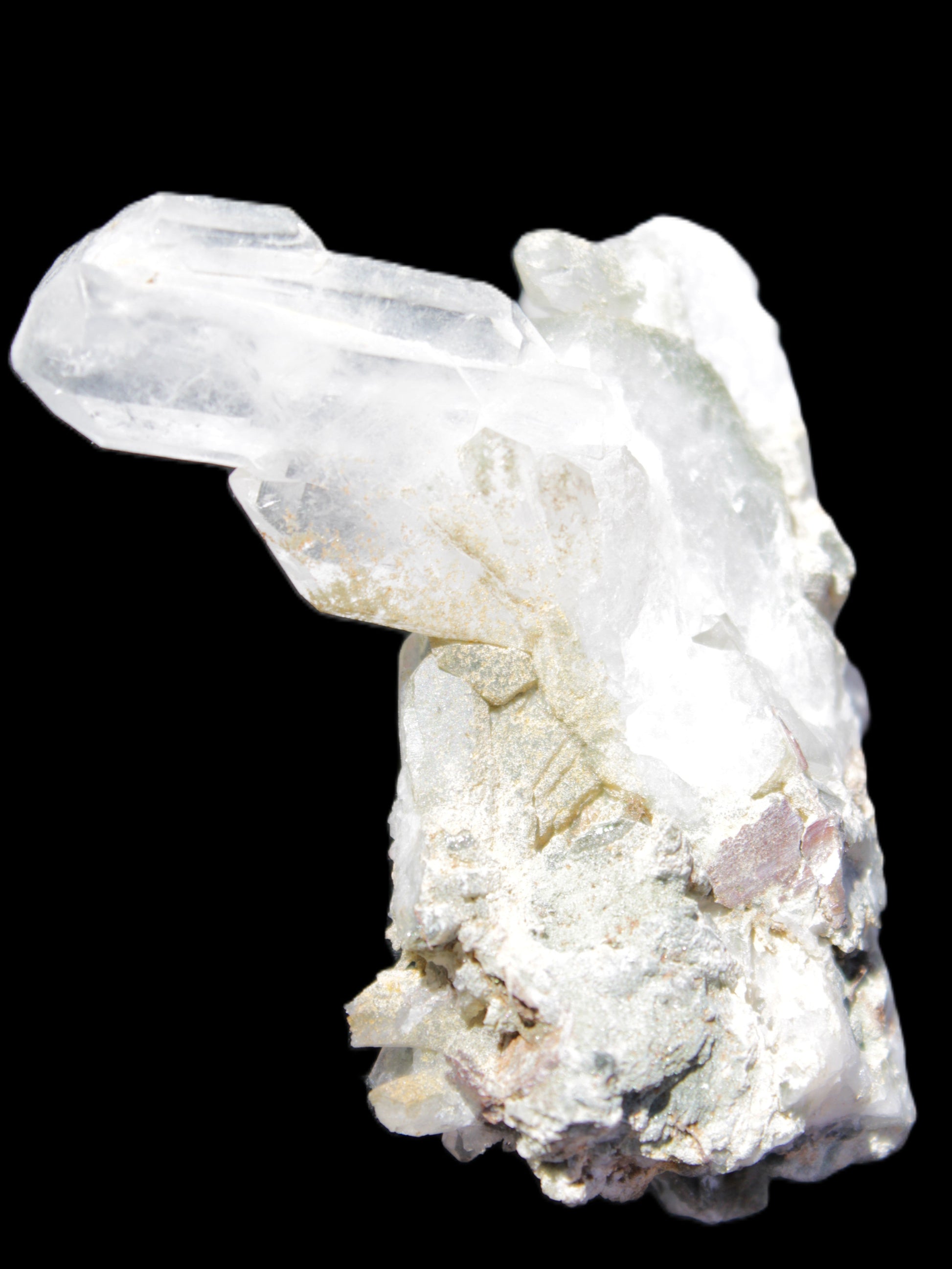 Complex Quartz cluster 60*60*24mm 50g in sunlight - Rocks and Things Store