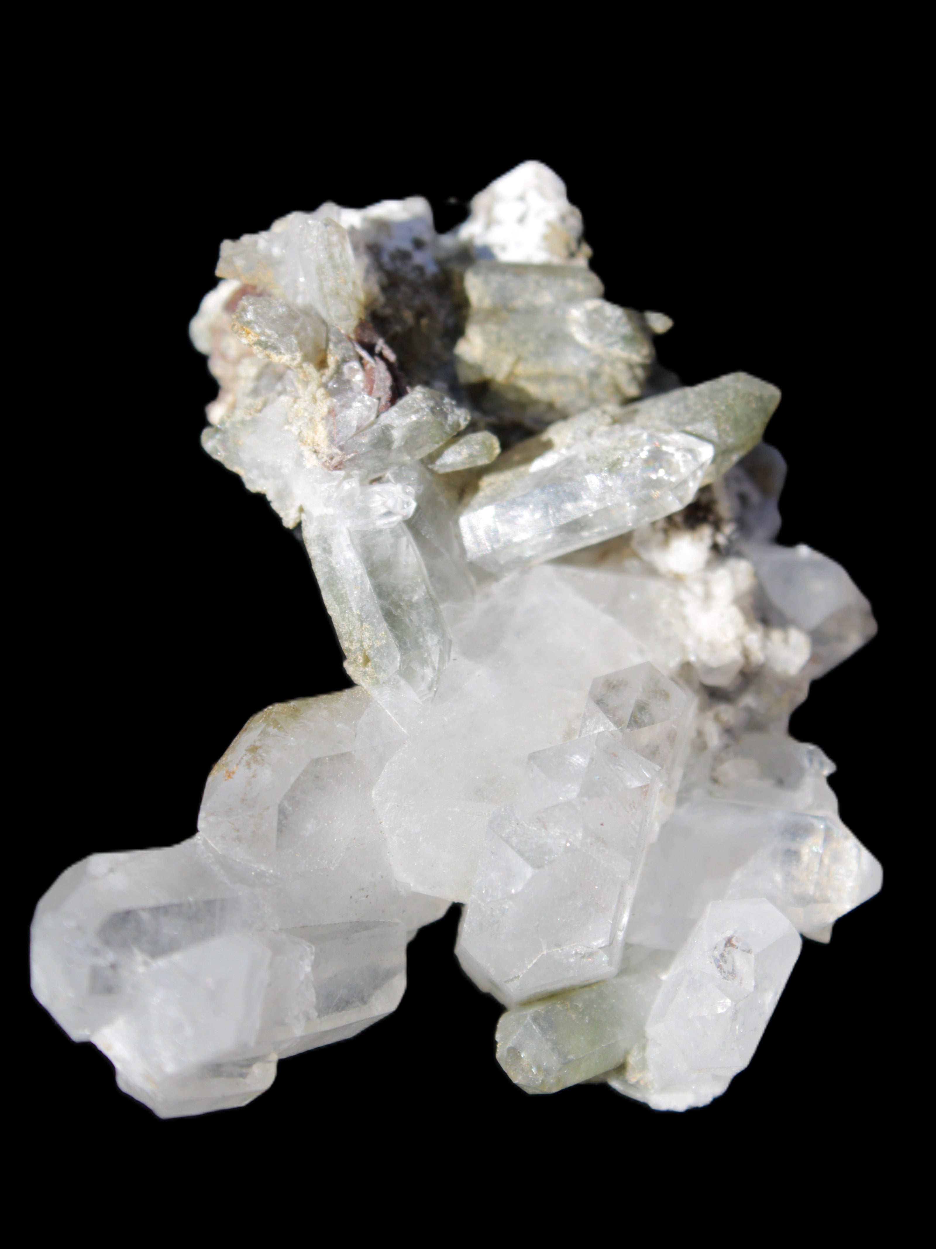 Complex Quartz cluster 60*60*24mm 50g in sunlight - Rocks and Things Store