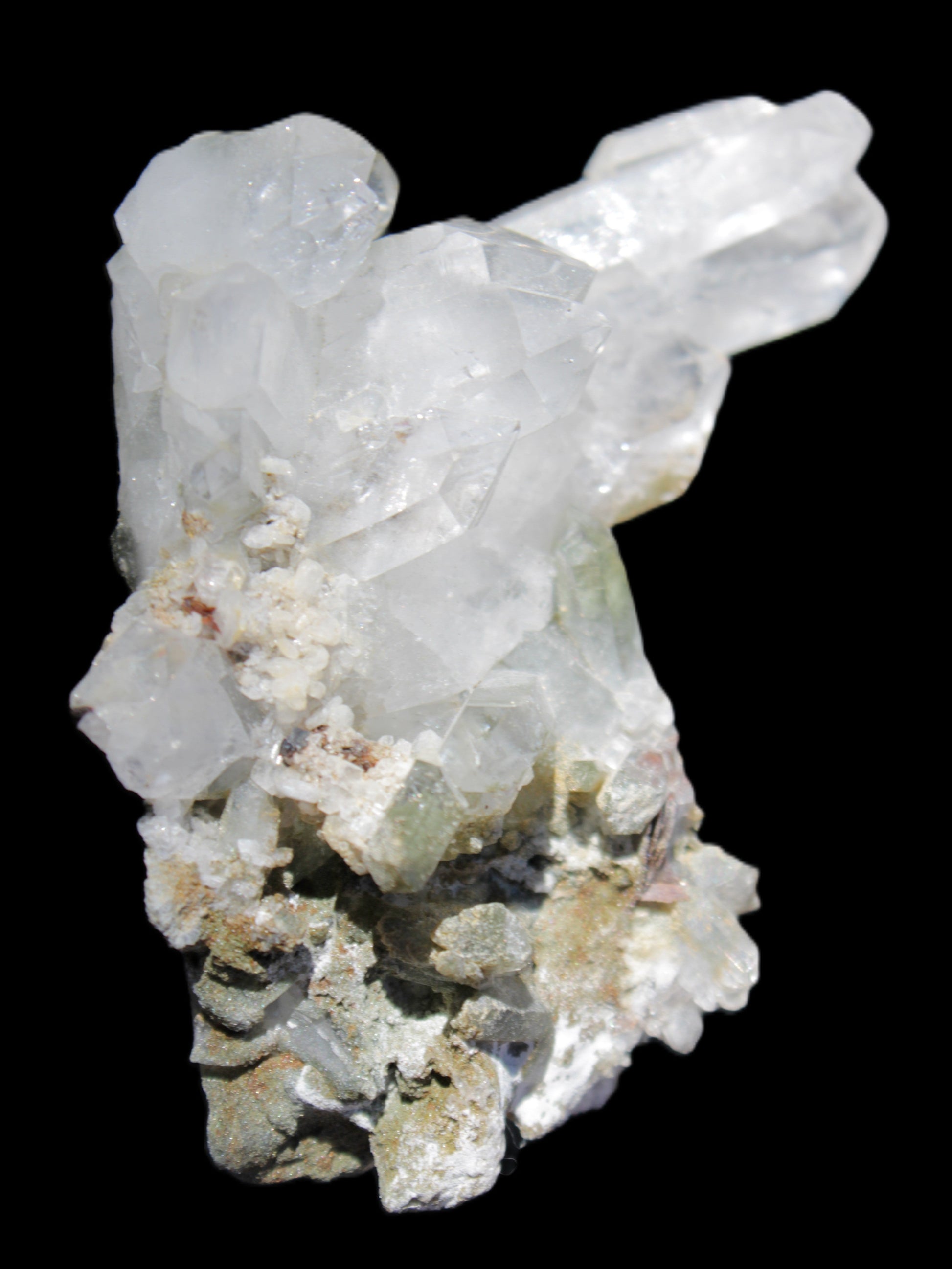 Complex Quartz cluster 60*60*24mm 50g in sunlight - Rocks and Things Store