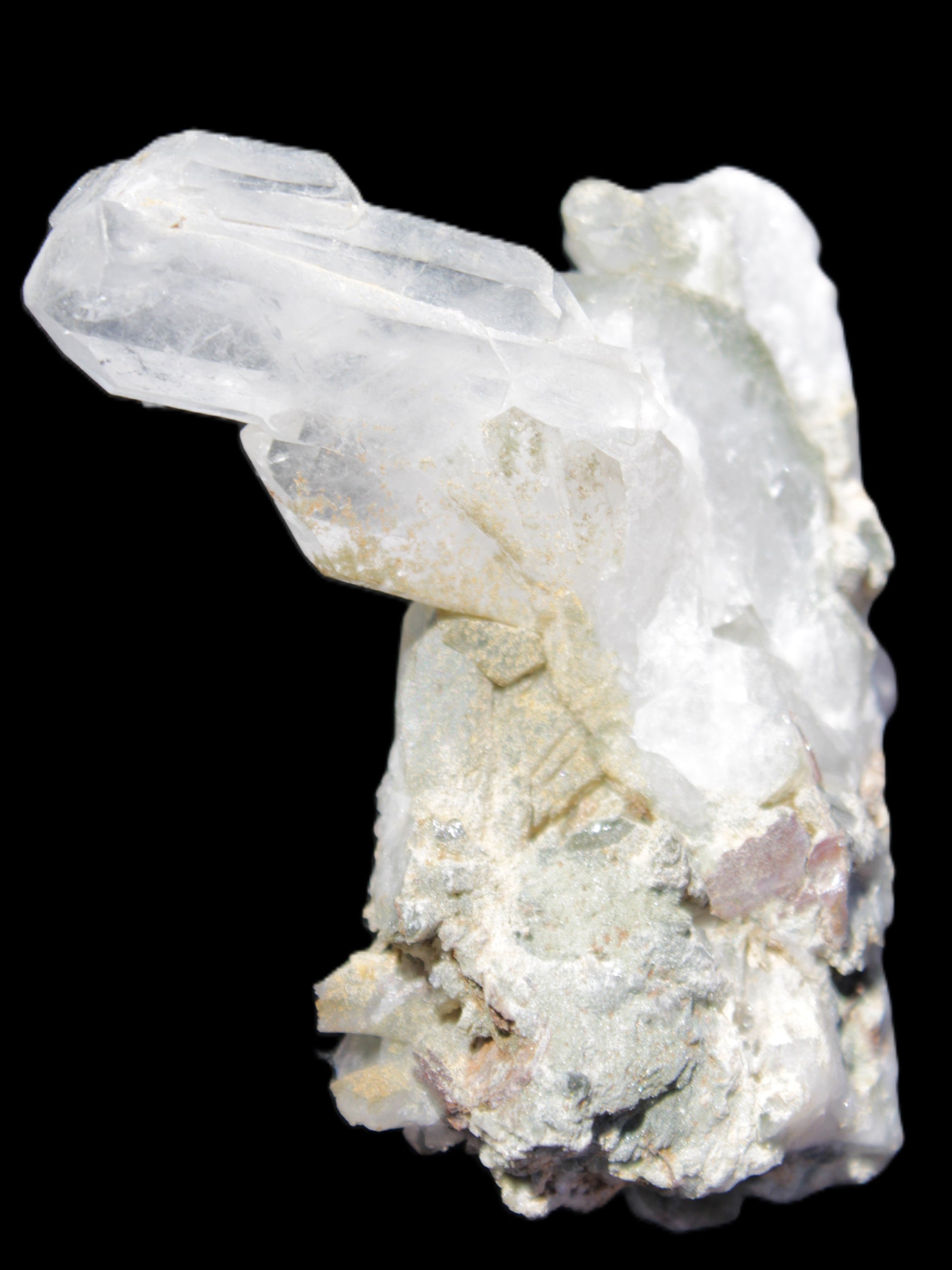 Complex Quartz cluster 60*60*24mm 50g in sunlight - Rocks and Things Store