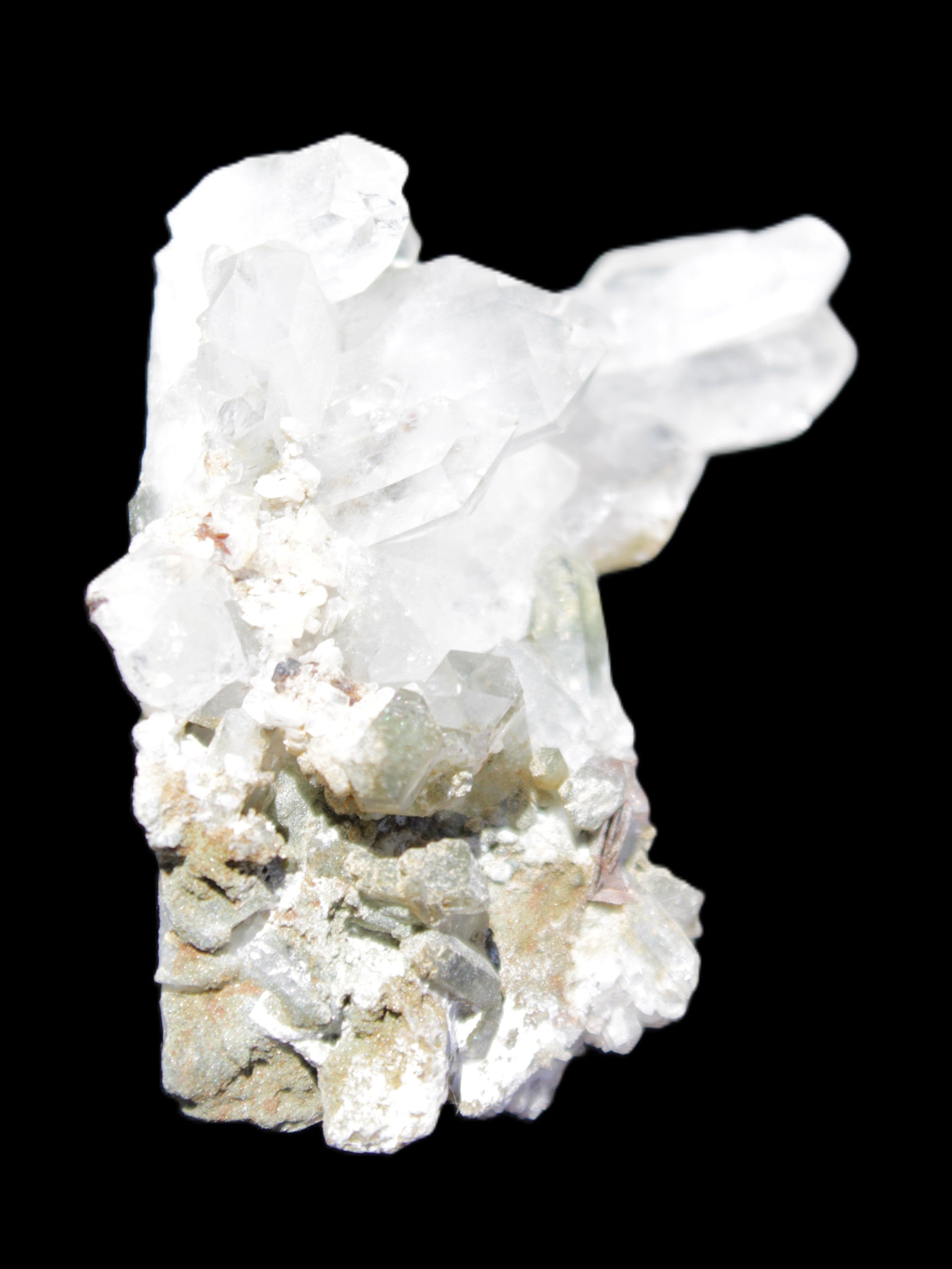 Complex Quartz cluster 60*60*24mm 50g in sunlight - Rocks and Things Store