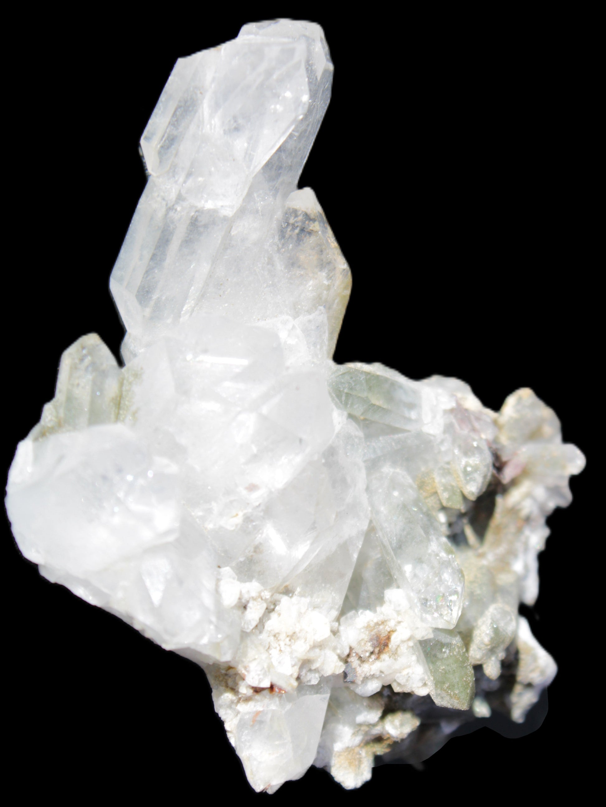 Complex Quartz cluster 60*60*24mm 50g in sunlight - Rocks and Things Store