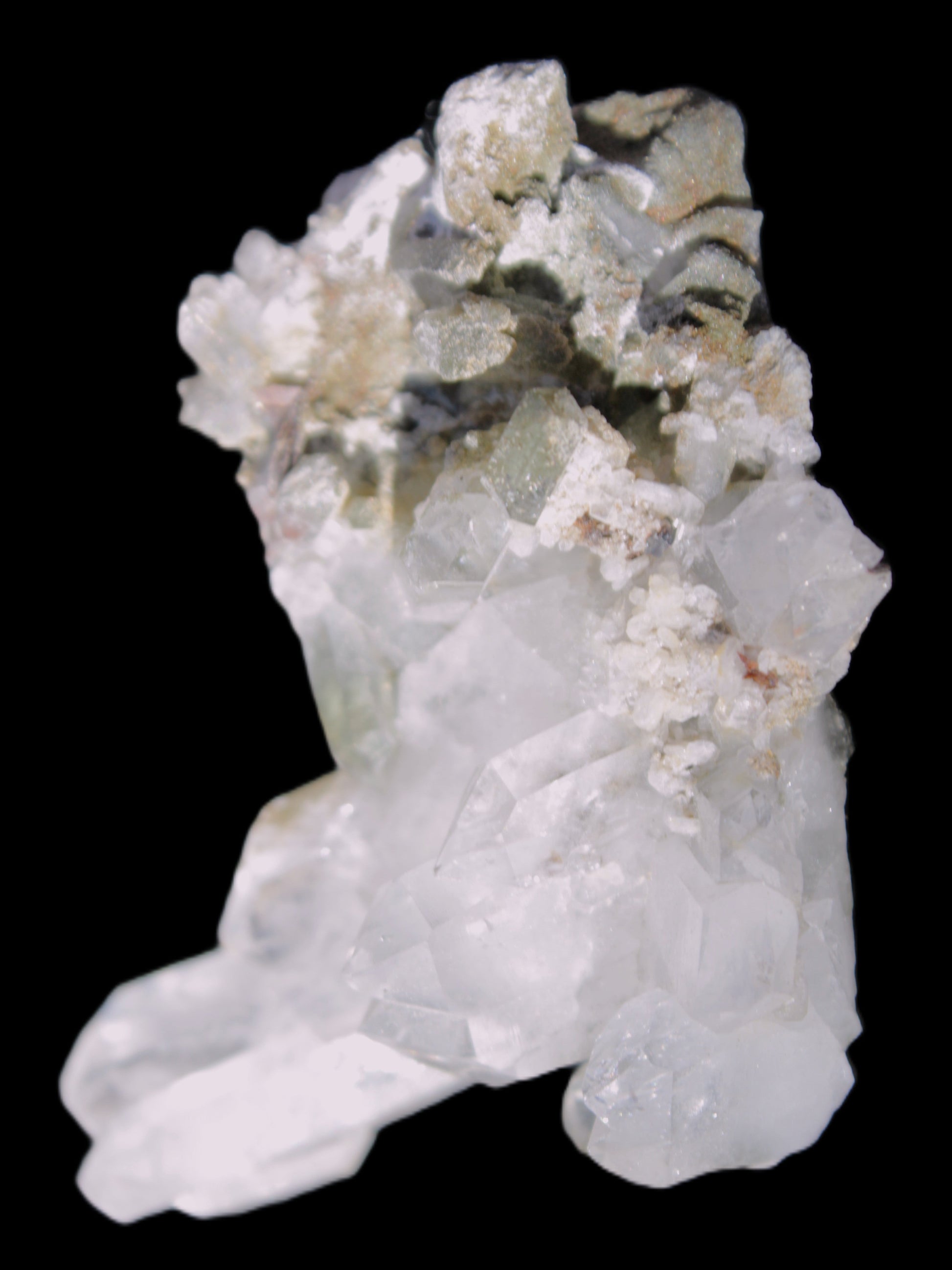 Complex Quartz cluster 60*60*24mm 50g in sunlight - Rocks and Things Store