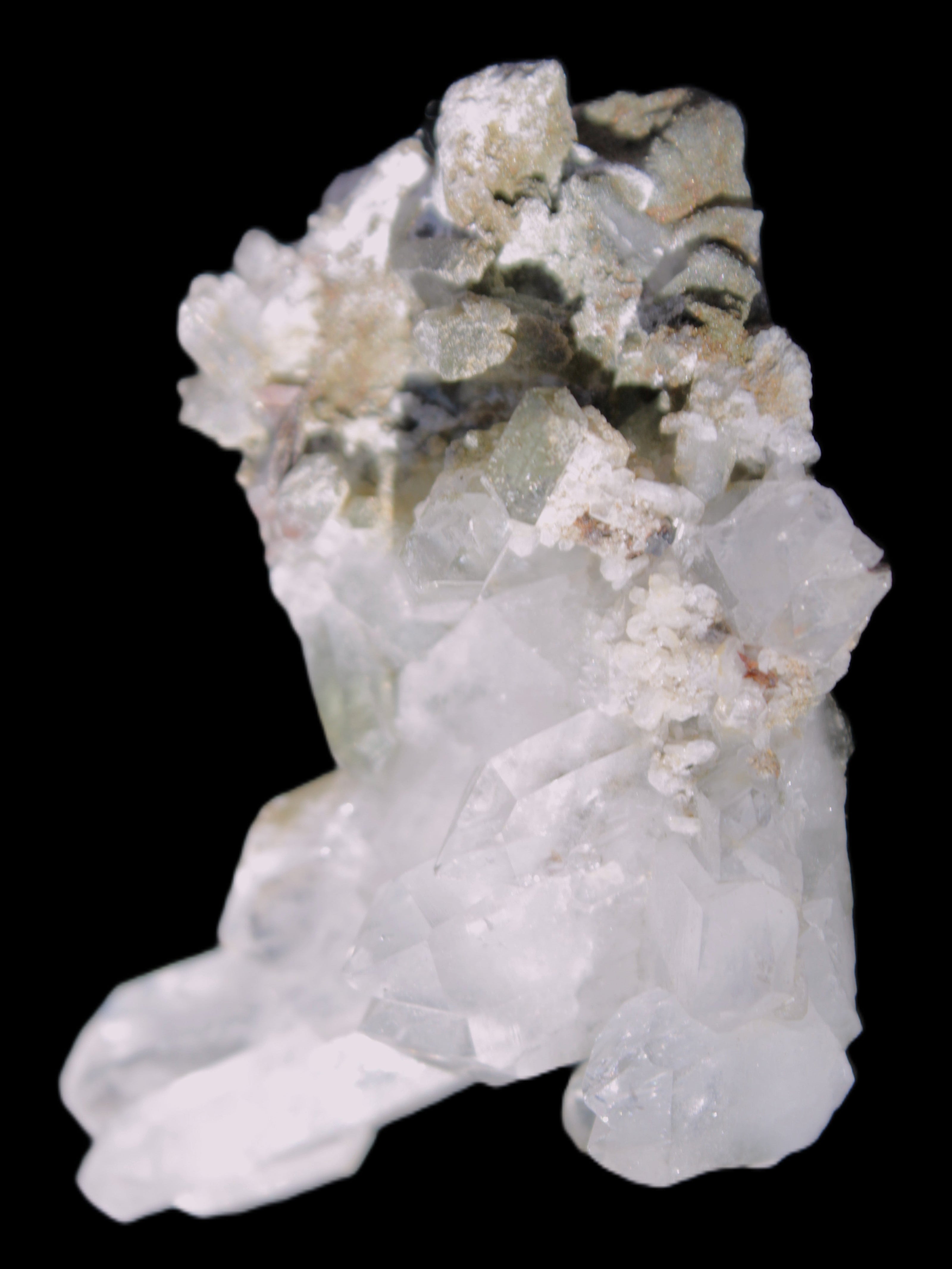 Complex Quartz cluster 60*60*24mm 50g in sunlight - Rocks and Things Store