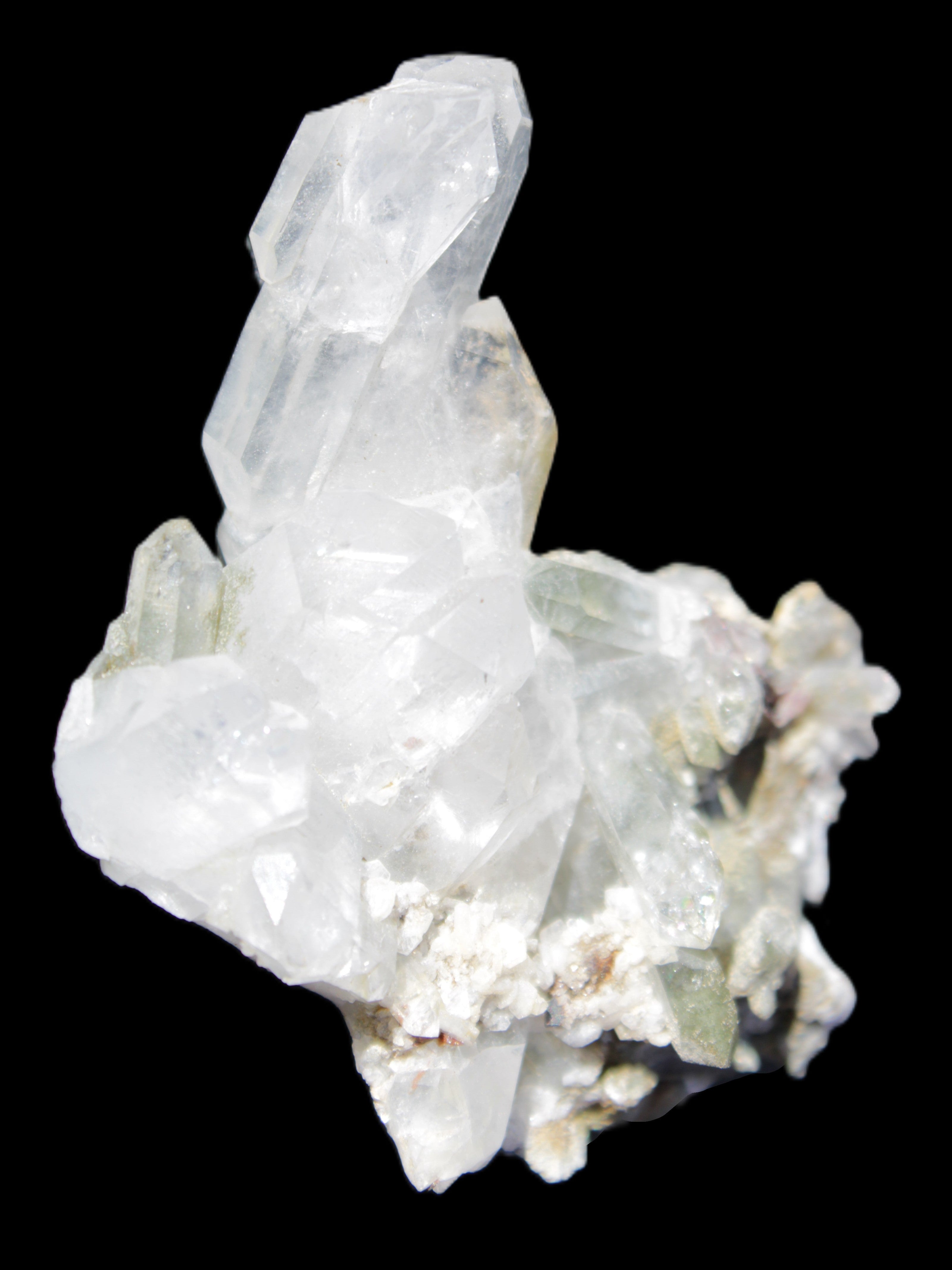 Complex Quartz cluster 60*60*24mm 50g in sunlight - Rocks and Things Store