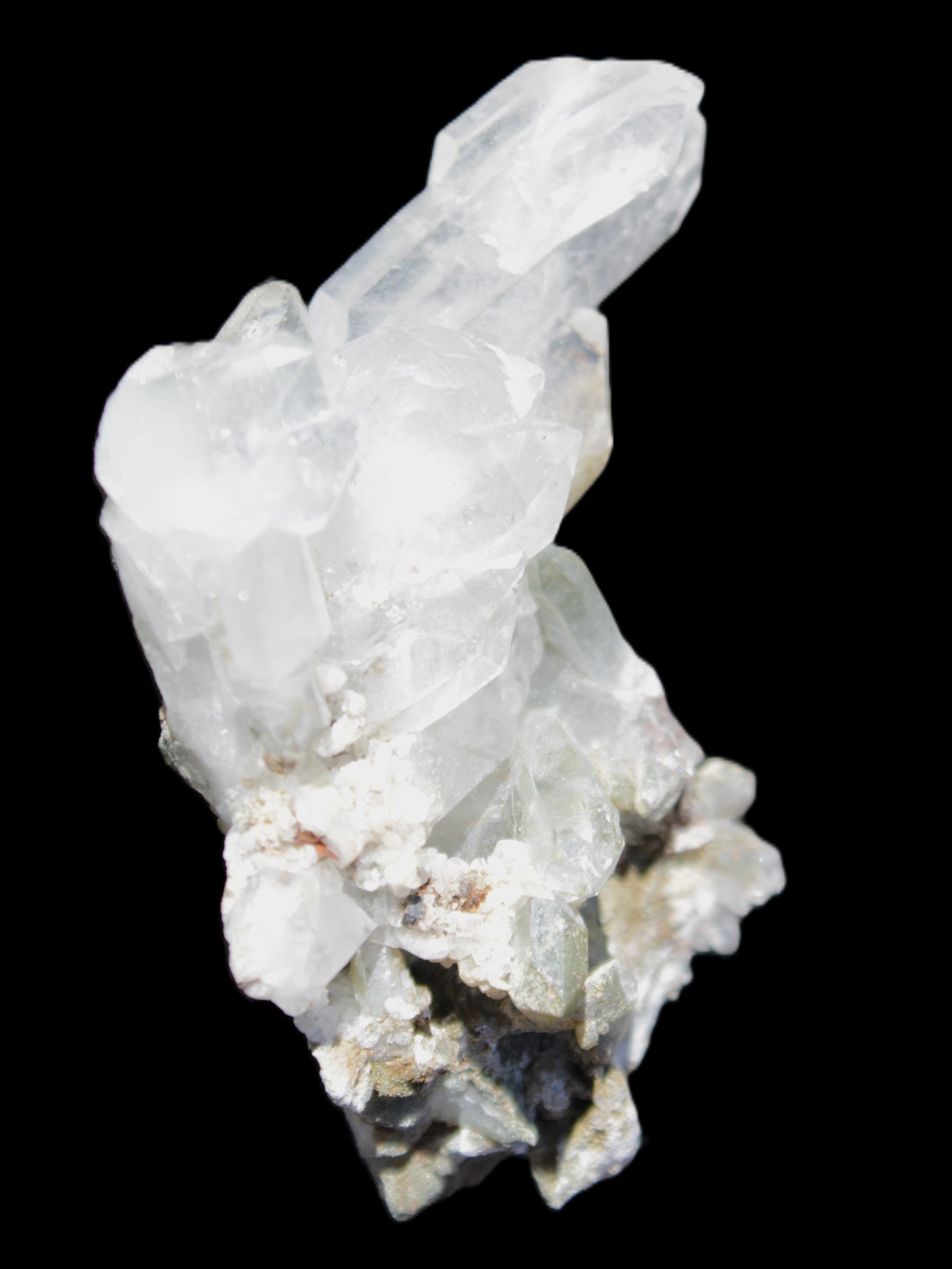 Complex Quartz cluster 60*60*24mm 50g in sunlight - Rocks and Things Store