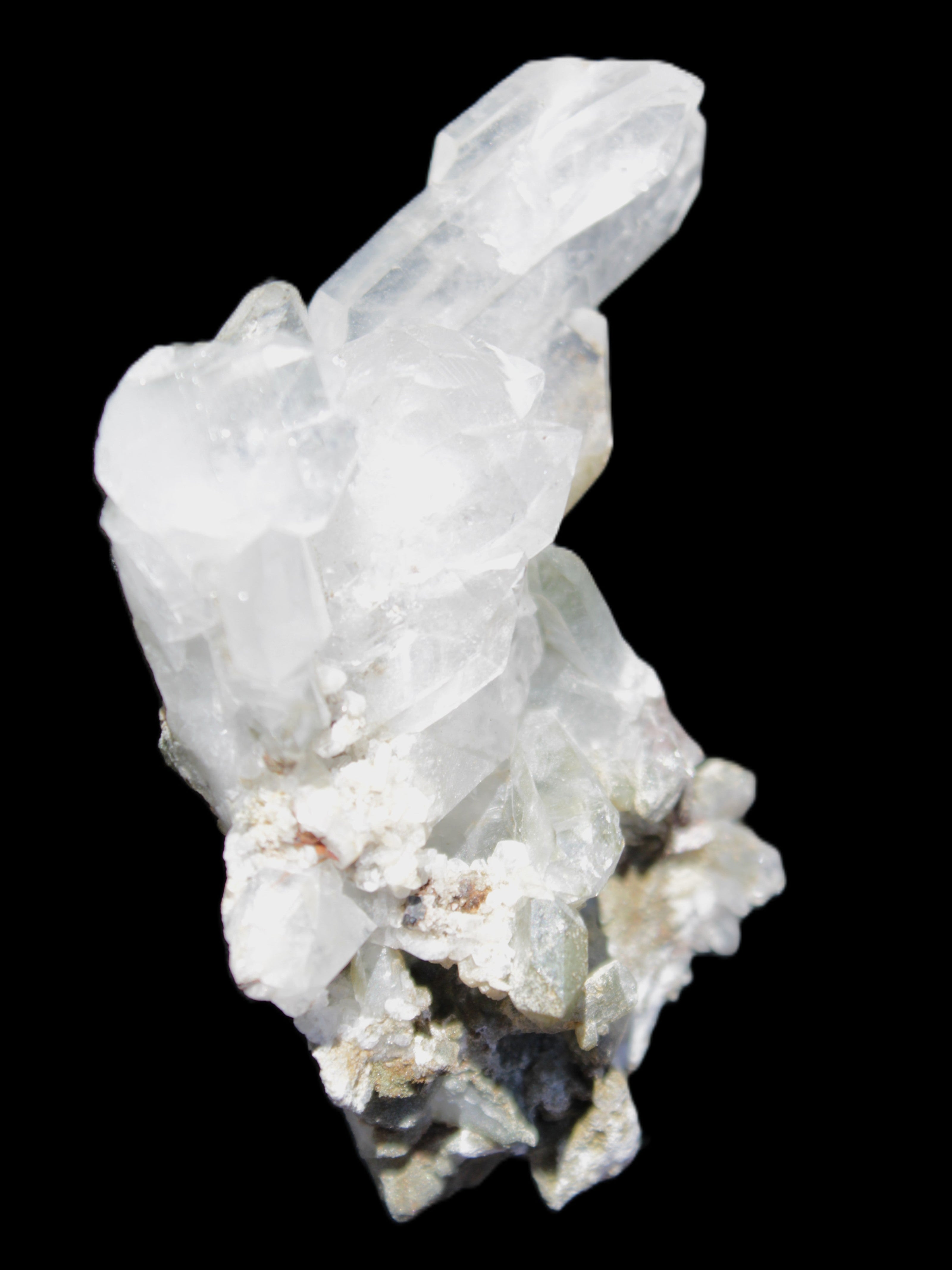 Complex Quartz cluster 60*60*24mm 50g in sunlight - Rocks and Things Store