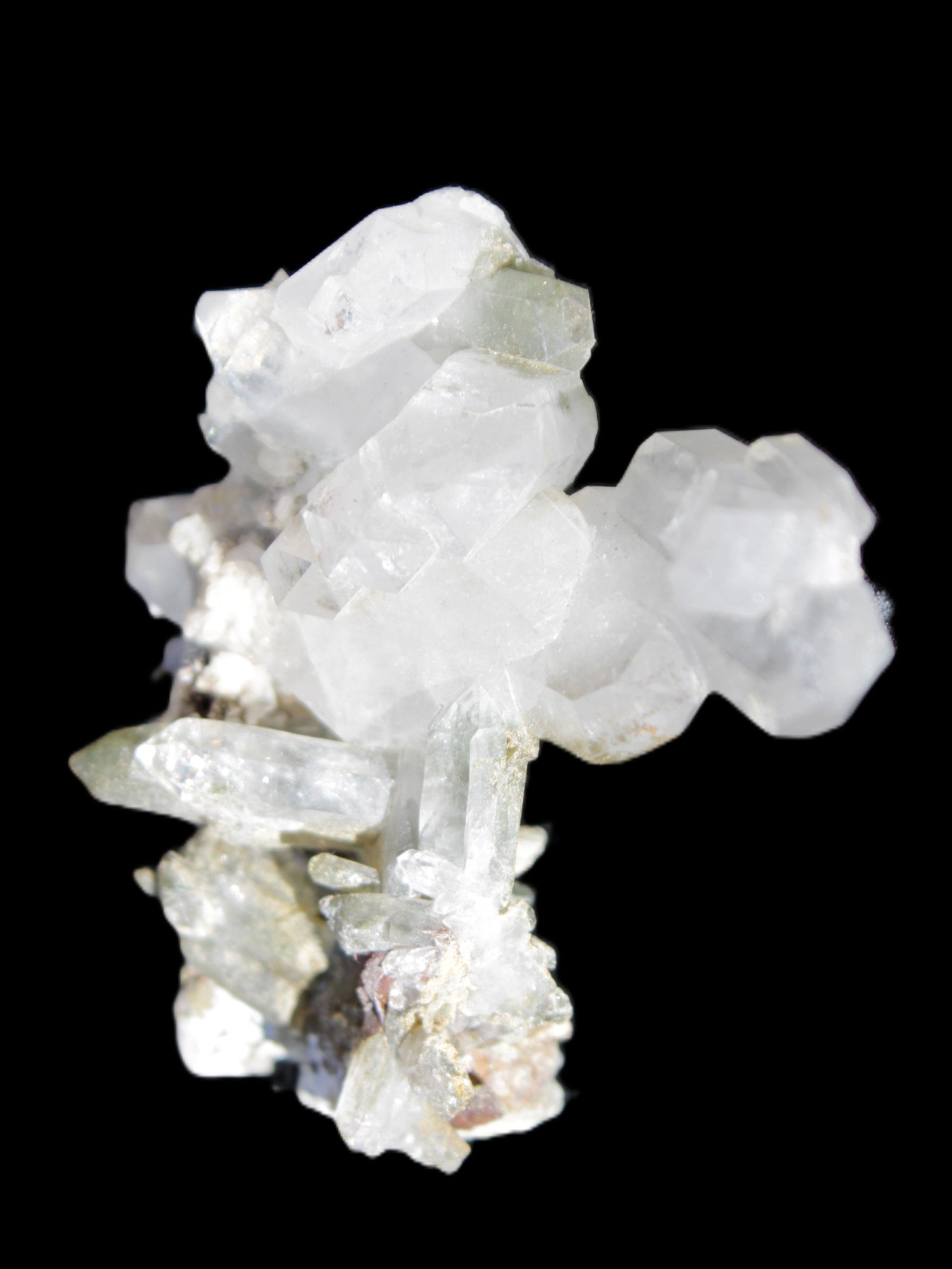 Complex Quartz cluster 60*60*24mm 50g in sunlight - Rocks and Things Store