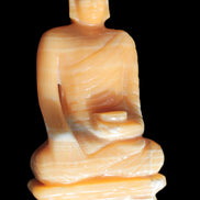 Yellow Calcite hand-carved Buddha statue 170*86*317mm 6300g Rocks and Things Store