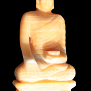 Yellow Calcite hand-carved Buddha statue 170*86*317mm 6300g Rocks and Things Store