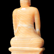 Yellow Calcite hand-carved Buddha statue 170*86*317mm 6300g Rocks and Things Store