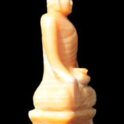 Yellow Calcite hand-carved Buddha statue 170*86*317mm 6300g Rocks and Things Store