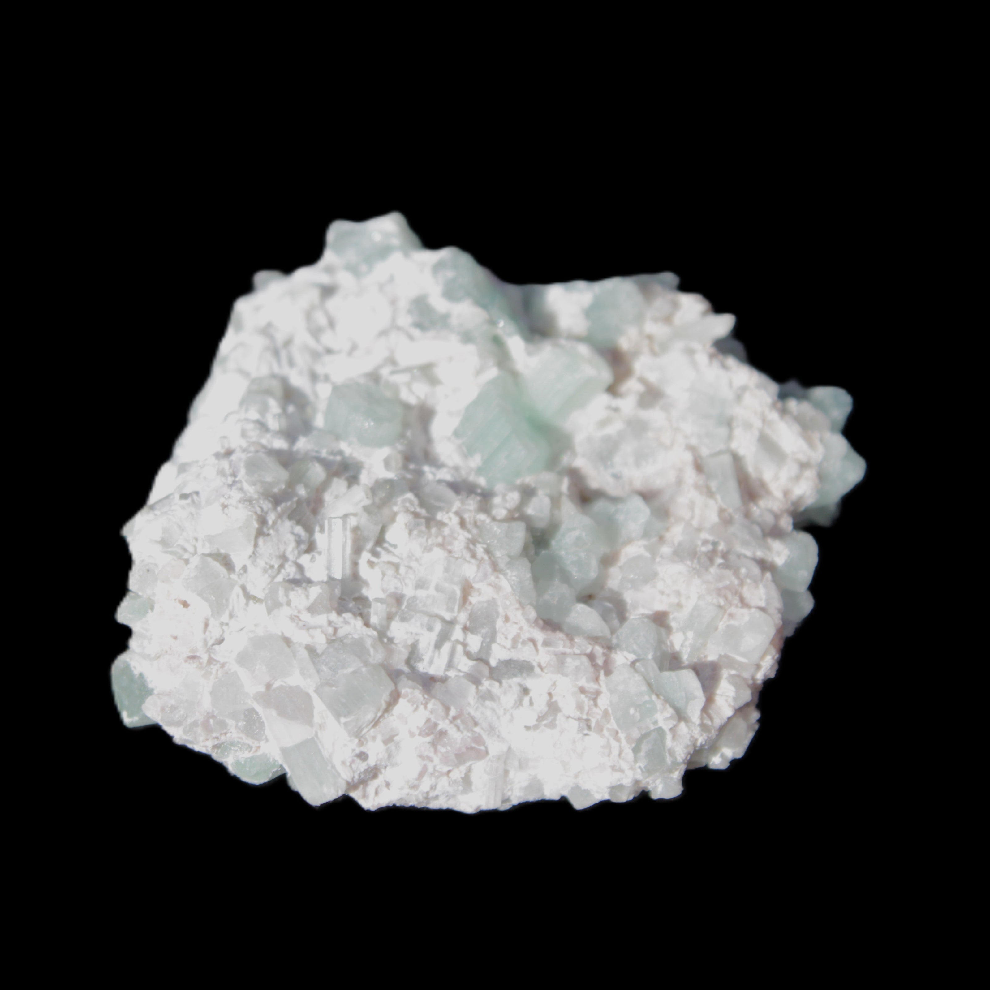 Green Tourmaline cluster 46*41*15mm 142ct 28.5g in sunlight - Rocks and Things Store