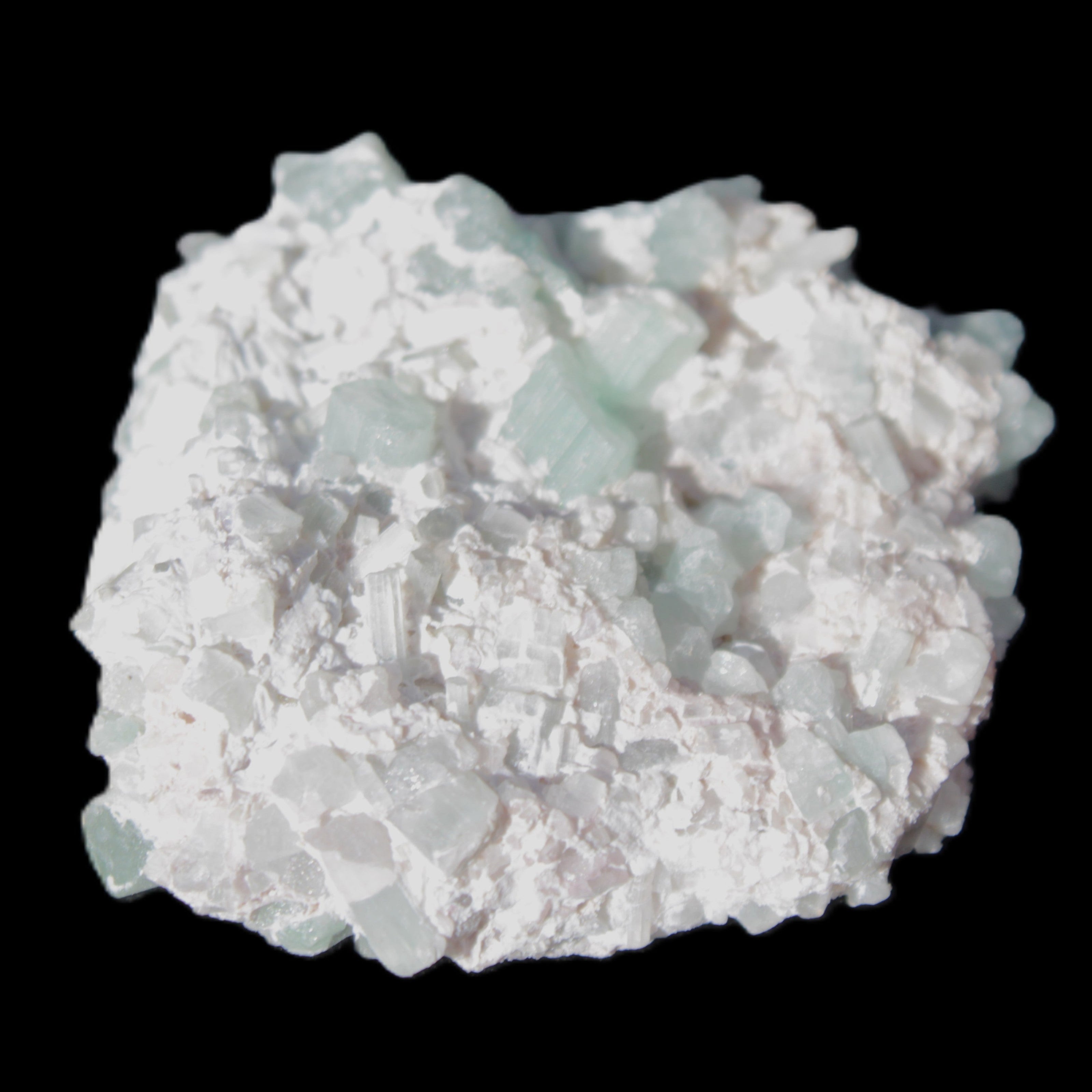 Green Tourmaline cluster 46*41*15mm 142ct 28.5g in sunlight - Rocks and Things Store