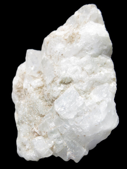 Chaotic Aquamarine cluster with Mica 70*28*46mm 72.1g in sunlight - Rocks and Things Store