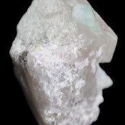 Aquamarine/Morganite crystal on Quartz and Mica matrix 47*45*29mm 420.5ct 84.1g in sunlight - Rocks and Things Store