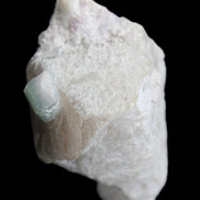 Aquamarine/Morganite crystal on Quartz and Mica matrix 47*45*29mm 420.5ct 84.1g in sunlight - Rocks and Things Store
