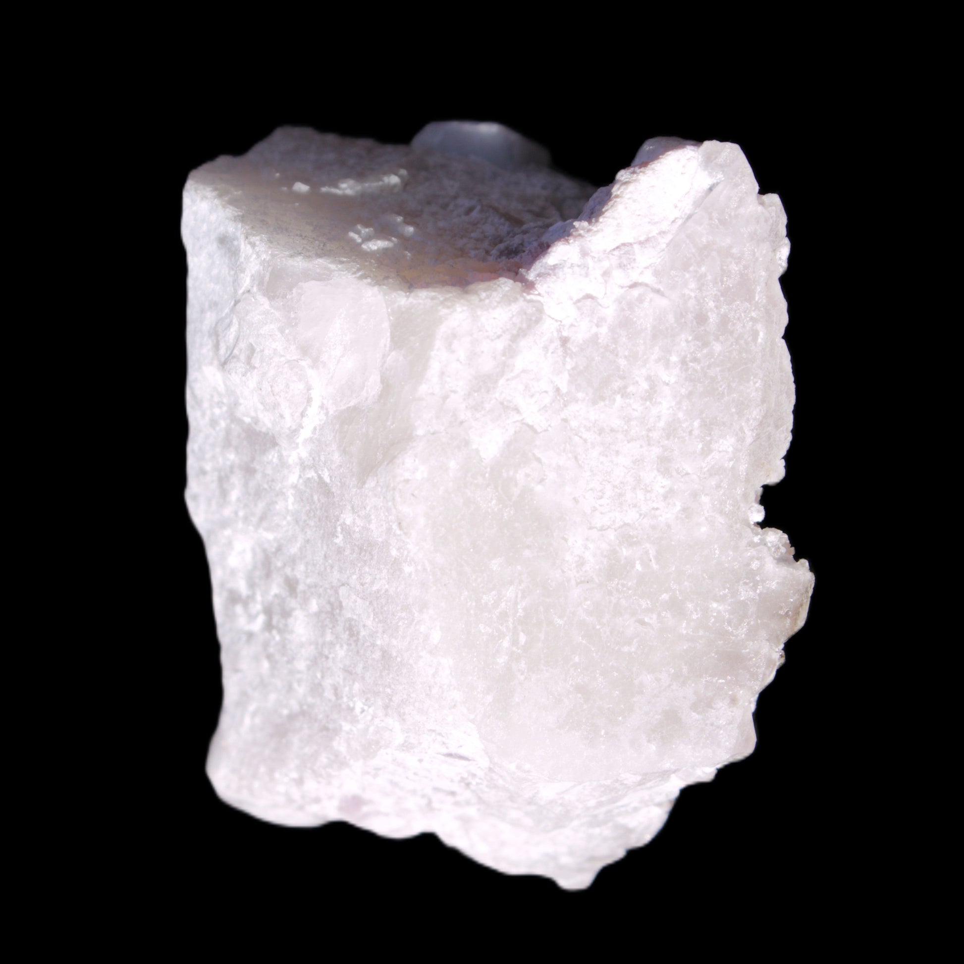 Aquamarine crystal on Quartz and Mica matrix 47*45*29mm 420.5ct 84.1g in sunlight - Rocks and Things Store