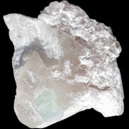 Aquamarine crystal on Quartz and Mica matrix 47*45*29mm 420.5ct 84.1g in sunlight - Rocks and Things Store