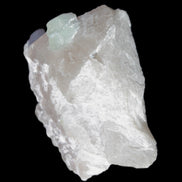 Aquamarine crystal on Quartz and Mica matrix 47*45*29mm 420.5ct 84.1g in sunlight - Rocks and Things Store