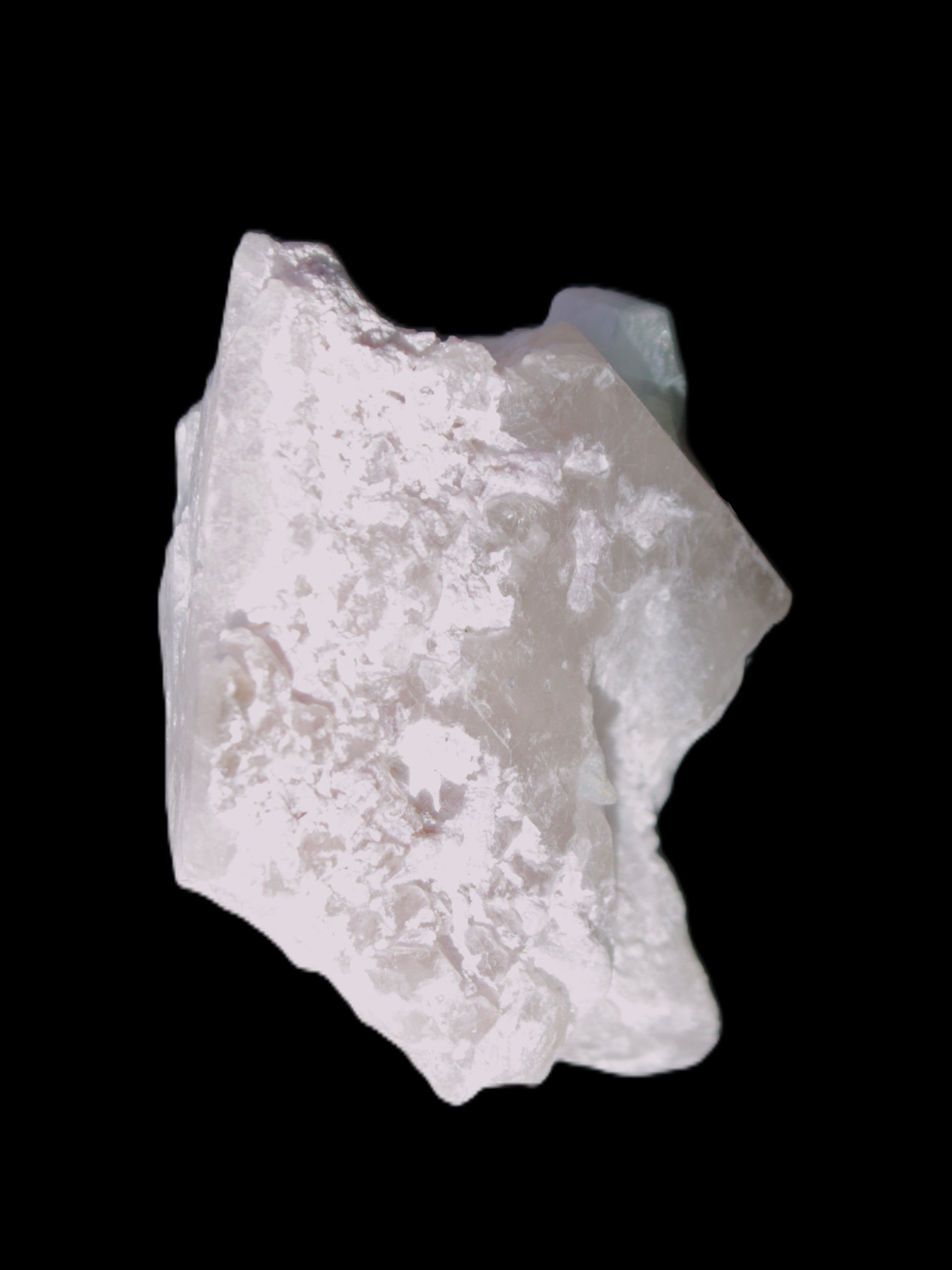 Aquamarine crystal on Quartz and Mica matrix 47*45*29mm 420.5ct 84.1g in sunlight - Rocks and Things Store