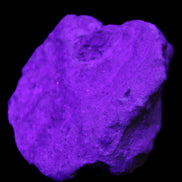 Kunzite, Green Tourmaline and Mica cluster 55*50*35mm 84g in UV light - Rocks and Things Store