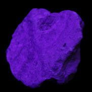 Ice Quartz and Mica cluster 55*50*35mm 84g in UV light - Rocks and Things Store