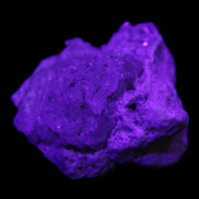 Ice Quartz and Mica cluster 55*50*35mm 84g in UV light - Rocks and Things Store