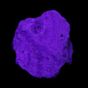 Ice Quartz and Mica cluster 55*50*35mm 84g in UV light - Rocks and Things Store