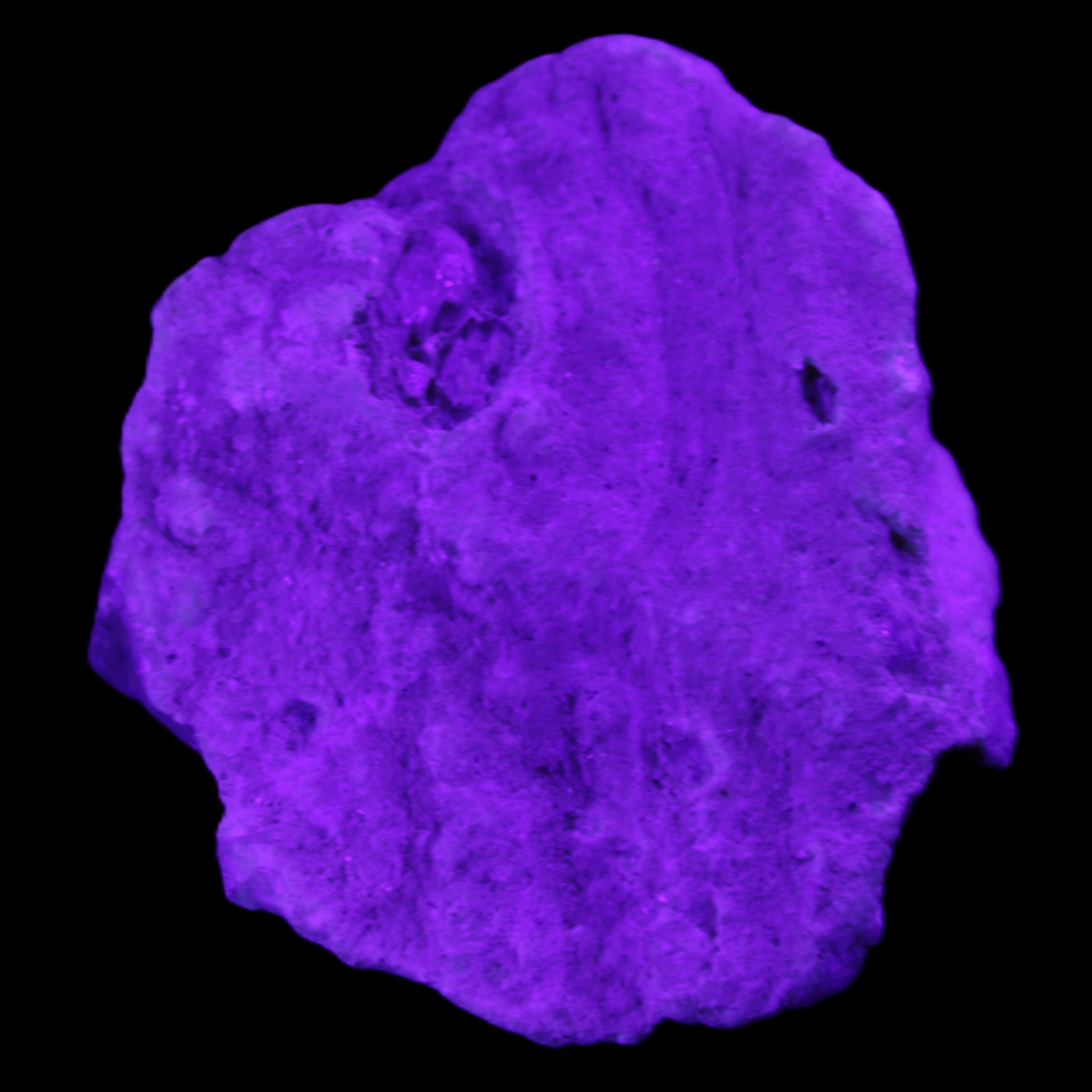 Kunzite, Green Tourmaline and Mica cluster 55*50*35mm 84g in UV light - Rocks and Things Store