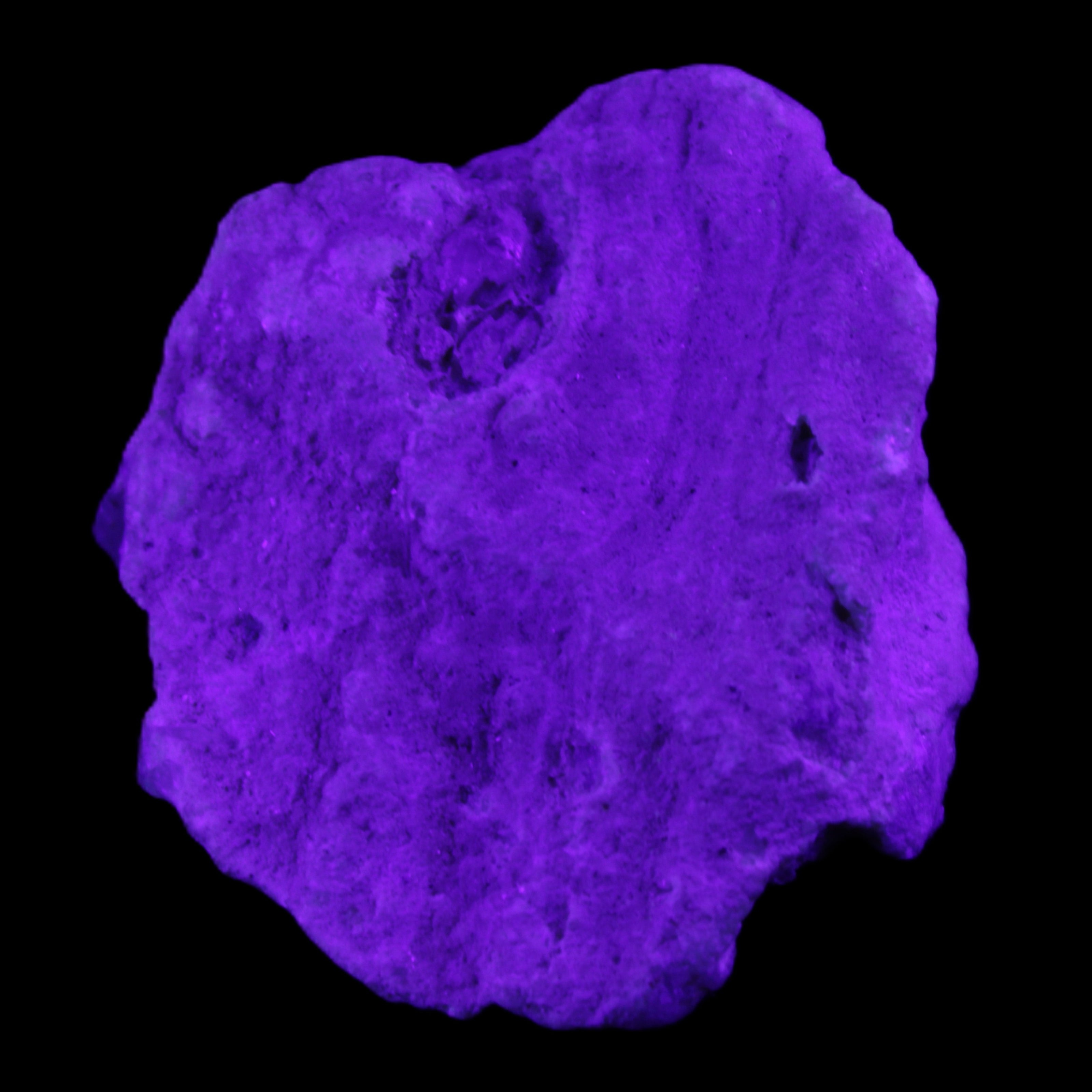 Kunzite, Green Tourmaline and Mica cluster 55*50*35mm 84g in UV light - Rocks and Things Store