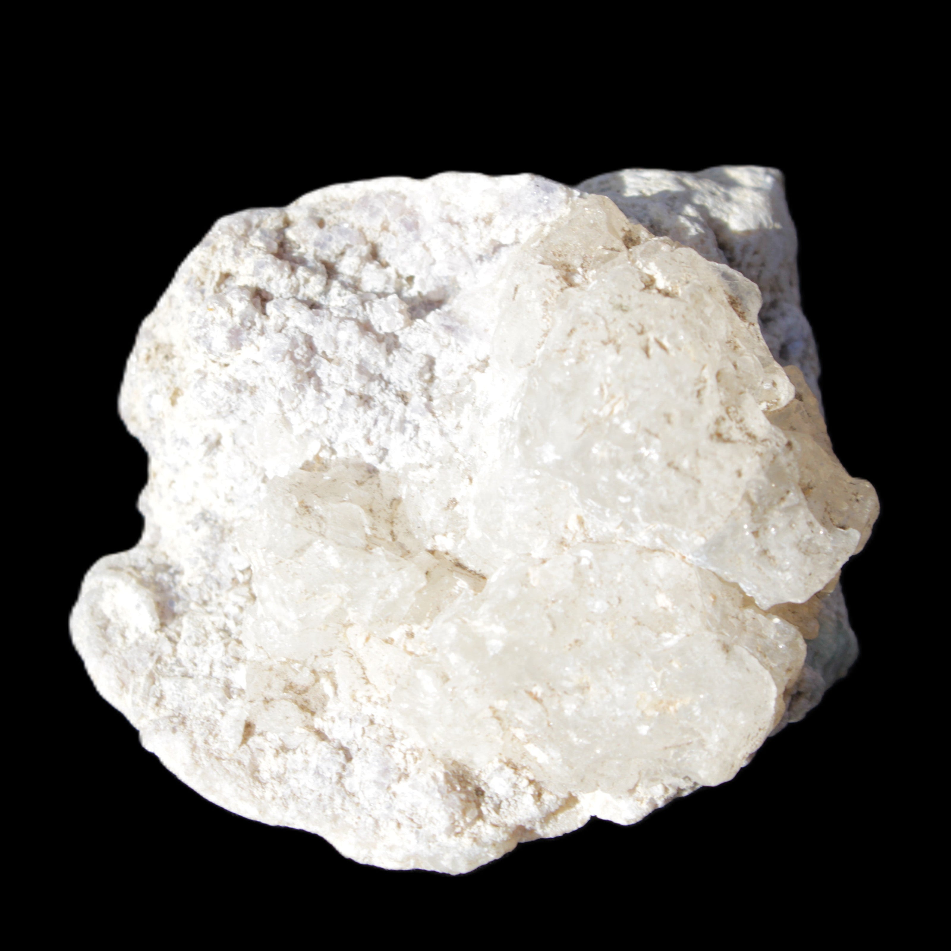 Kunzite, Green Tourmaline and Mica cluster 55*50*35mm 84g in sunlight - Rocks and Things Store