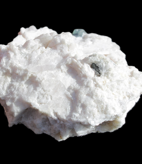 Green & bi-colour Tourmaline cluster on Feldspar, Mica, Quartz matrix 70*62*33mm 163g in sunlight - Rocks and Things Store