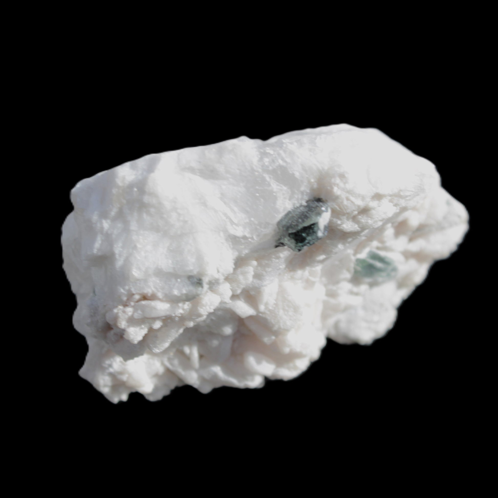 Green & bi-colour Tourmaline cluster on Feldspar, Mica, Quartz matrix 70*62*33mm 163g in sunlight - Rocks and Things Store