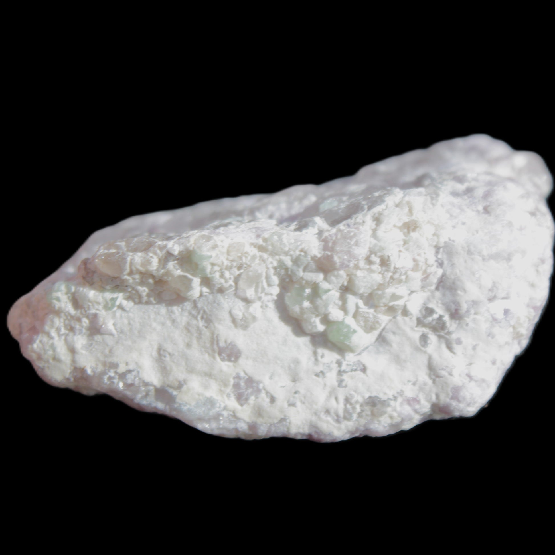 Pink Kunzite cluster in Green Tourmaline, Mica matrix 53*35*20mm 41g in sunlight - Rocks and Things Store