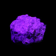 Spessartine garnet cluster 45*38*27mm 334ct 66.8g in UV light 
 - Rocks and Things Store