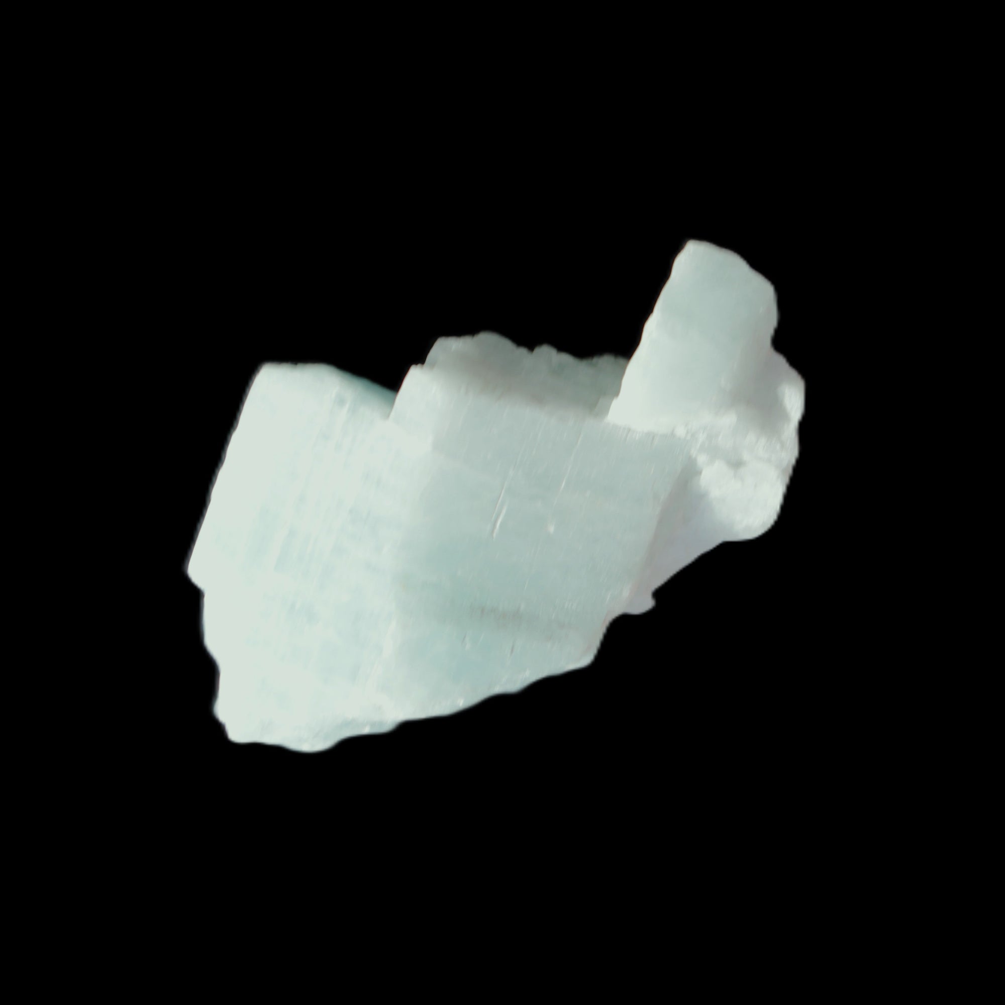 Aquamarine crystal 36.4g in sunlight - Rocks and Things Store