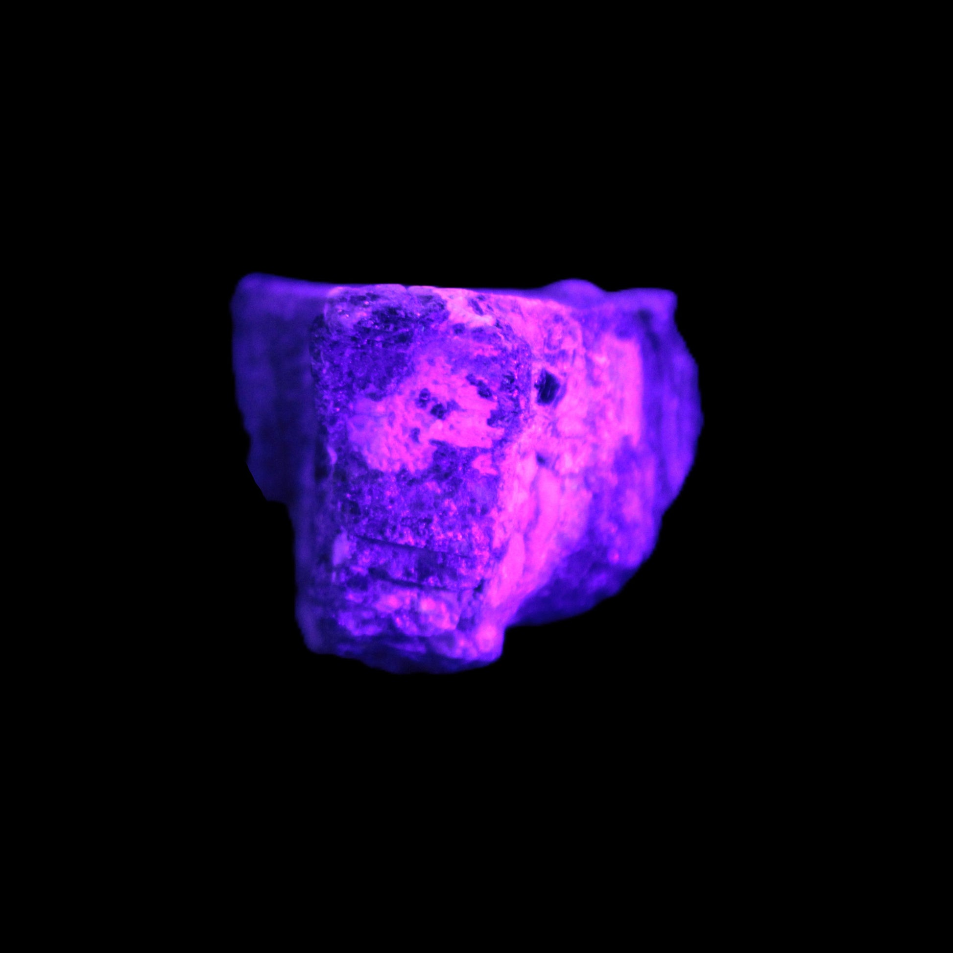 Epidote crystal specimen from Iran 38*34*33mm 42.4g in UV light -  Rocks and Things Store