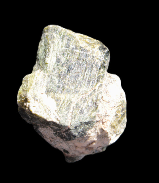 Epidote crystal specimen from Iran 38*34*33mm 42.4g in sunlight -  Rocks and Things Store
