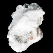 Spessartine Garnet Elbaite Mica Quartz Feldspar matrix 60*30*44mm 329ct 65.8g in bright sunlight - Rocks and Things Store