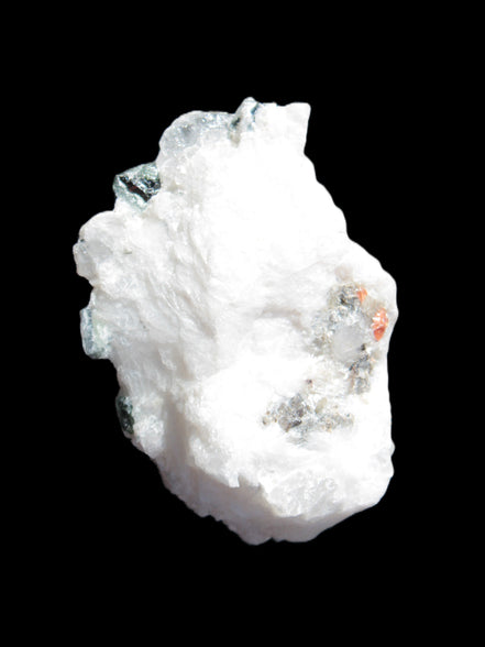 Spessartine Garnet Elbaite Mica Quartz Feldspar matrix 60*30*44mm 329ct 65.8g Rocks and Things