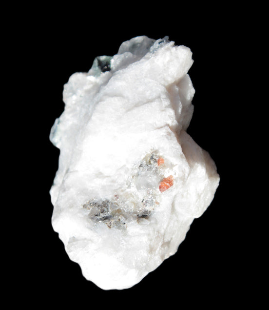 Spessartine Garnet Elbaite Mica Quartz Feldspar matrix 60*30*44mm 329ct 65.8g Rocks and Things