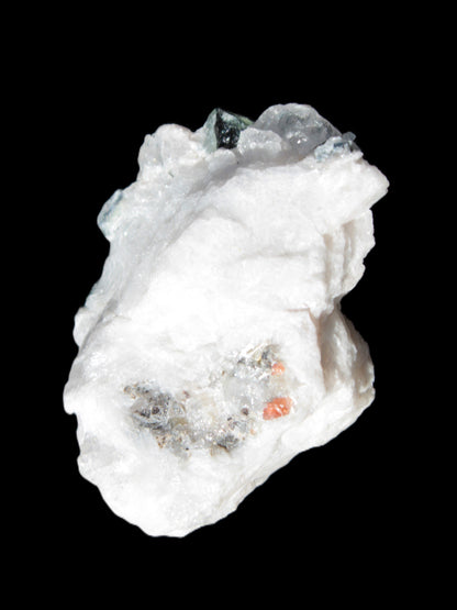 Spessartine Garnet Elbaite Mica Quartz Feldspar matrix 60*30*44mm 329ct 65.8g Rocks and Things