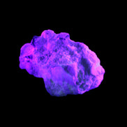 Spessartine Garnet Elbaite Mica Quartz Feldspar matrix 60*30*44mm 329ct 65.8g in UV light - Rocks and Things Store