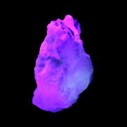 Spessartine Garnet Elbaite Mica Quartz Feldspar matrix 60*30*44mm 329ct 65.8g in UV light - Rocks and Things Store