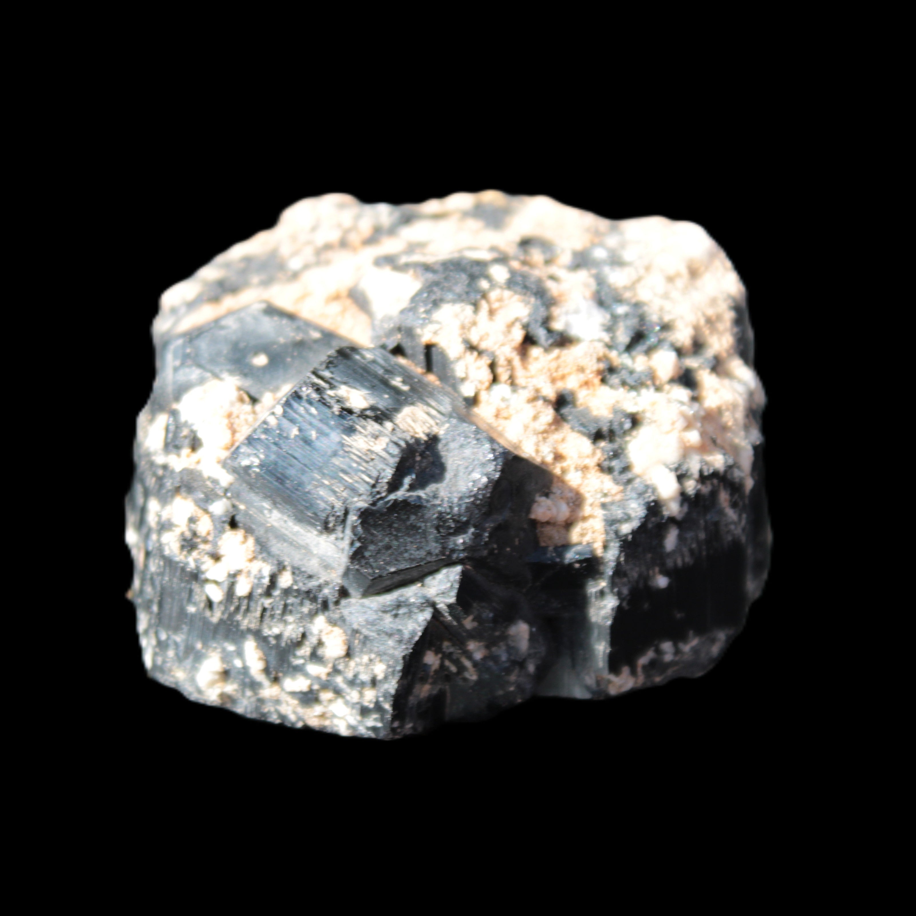 Amazing Black Tourmaline cluster 64*31mm 243.7g Rocks and Things Store