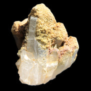 Elestial Clear Quartz crystals with crystal Calcite coating from Afghanistan 179.2g in sunlight - Rocks and Things Store